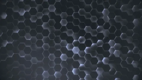 Abstract scifi technology hexagon model background technical background made of Stock Footage 106899581