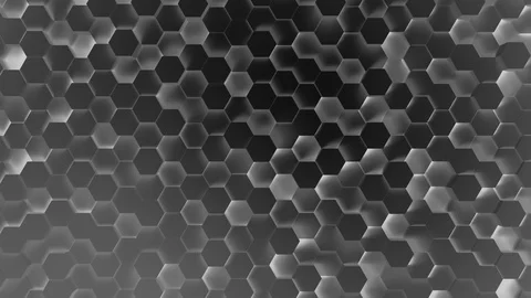 Abstract scifi technology hexagon pattern background technological background Stock Footage 107594187