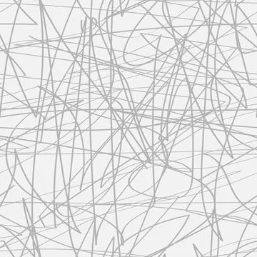 Abstract scratched seamless pattern. Chaotic stroked texture. Scribbled wrapp Stock Illustration