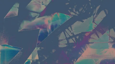 Abstract Screen Digital Pixel Sorting Noise Glitch Error Damage Background Video stock 101038034