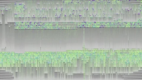 Abstract Screen Digital Pixel Sorting Noise Glitch Error Damage Background Stockbeeldmateriaal 101038865