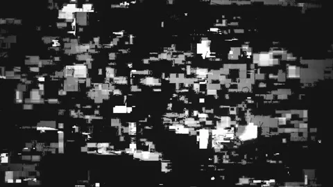 Abstract Screen Digital Pixel Sorting Noise Glitch Error Damage Background Stock Footage 104107174