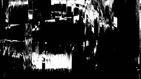 Abstract Screen Digital Pixel Sorting Noise Glitch Error Damage Background Video stock 104657749