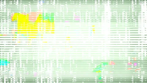Abstract Screen Digital Pixel Sorting Noise Glitch Error Damage Background 스톡 동영상 104706565