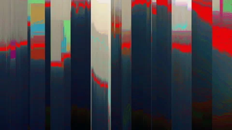 Abstract Screen Digital Pixel Sorting Noise Glitch Error Damage Background 스톡 동영상 104707325