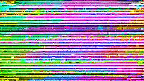 Abstract Screen Digital Pixel Sorting Noise Glitch Error Damage Background Stock Footage 112931112