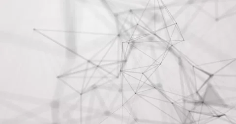 Abstract Screensaver Background with Plexus Lines and Polygons. Stock Footage 157064345