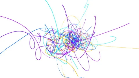 Abstract scribble background. Stock Footage 33760324