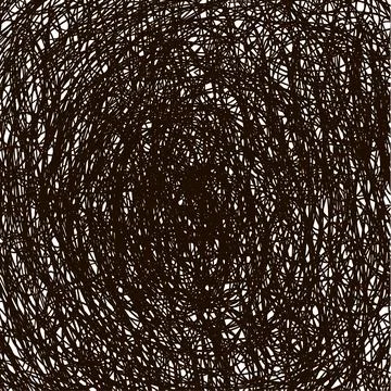 Abstract scribble, chaos doodle pattern. 스톡 일러스트