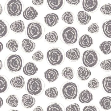 Abstract scribble circles background. イラスト素材