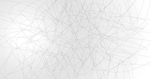 Abstract Scribble Line Background with Minimal Texture Stock Illustration