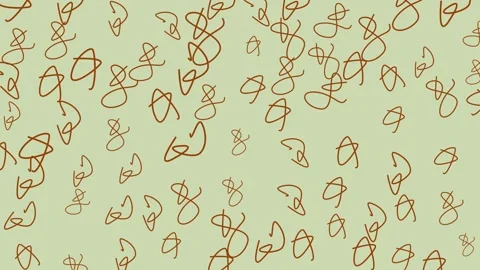 Abstract Scribble Pattern - A Chaotic Yet Harmonious Design. Stock Footage 318942070