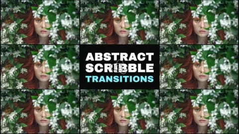 Abstract Scribble Seamless Transitions | After Effects  After Effects	Stock