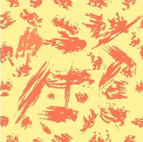 Abstract Scribble from yellow and orrange streak Big Mark Pattern for Backgro Stock Illustration