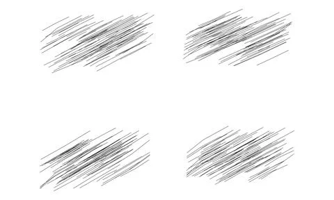 Abstract scribbled lines on white background, subtle texture for design and.. Stock Illustration