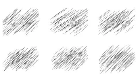 Abstract scribbled lines on white background, subtle texture for design and.. Stock Illustration