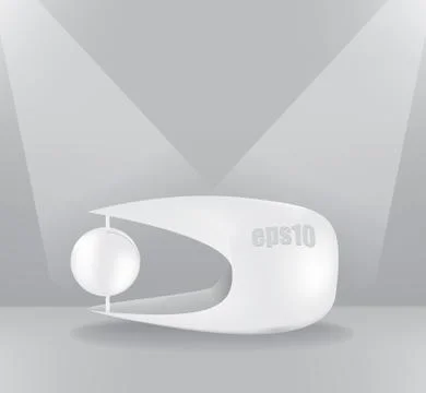 Abstract sculpture Stock Illustration