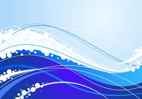 Abstract sea background Stock Illustration