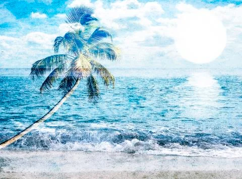 Abstract sea background Stock Photos