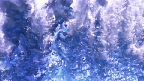 Abstract Sea Particles Video stock 195104432