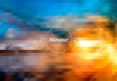 Abstract sea waves Stock Illustration