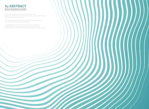 Abstract sea waves pattern circle of cover presentation background. 스톡 일러스트