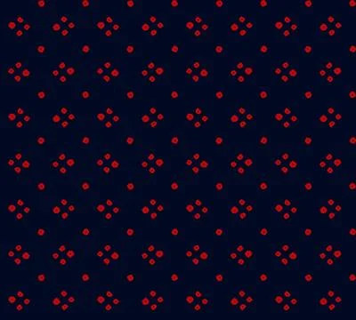 Abstract seamless ajrakh paisley pattern black background. Abstract seamles.. Stock Illustration