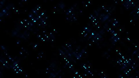 Abstract seamless animation of mesh glowing dots Ilustración de archivo