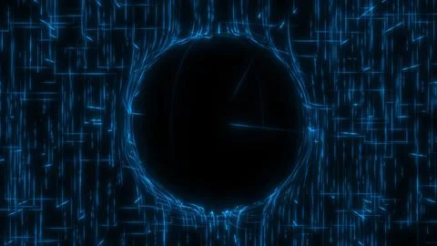 Abstract seamless animation of mesh glowing dots 스톡 일러스트