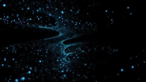 Abstract seamless animation of mesh glowing dots Stock Illustration