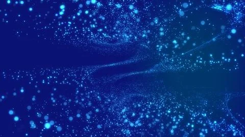 Abstract seamless animation of mesh glowing dots 스톡 일러스트