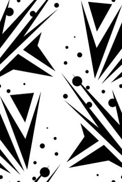 Abstract Seamless Arrows Over White Stock Illustration
