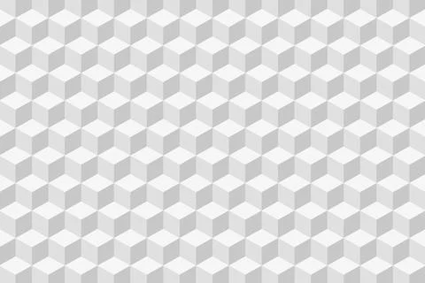 Abstract seamless background with 3d cube shapes Stock Illustration