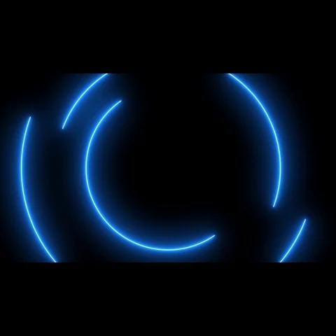 Abstract seamless background blue looped animation circle Stock Footage 129344065