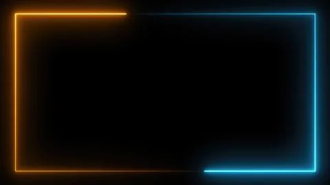 Abstract seamless background blue orange spectrum fluorescent light Stock Illustration