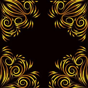 Abstract seamless background of bright ornate elements. Decorative pattern. 스톡 일러스트