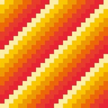 Abstract seamless background chevron pattern in shades of orange. Vector Illustrazione stock