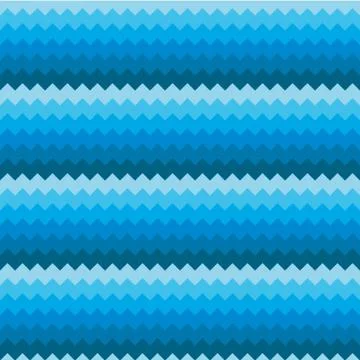 Abstract seamless background chevron pattern in shades of blue. Vector Stock Illustration