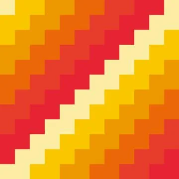 Abstract seamless background chevron pattern in shades of orange. Vector Illustrazione stock