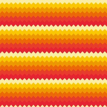 Abstract seamless background chevron pattern in shades of orange. Vector Stock Illustration