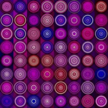 Abstract seamless background consisting of circles illustration Stock Illustration
