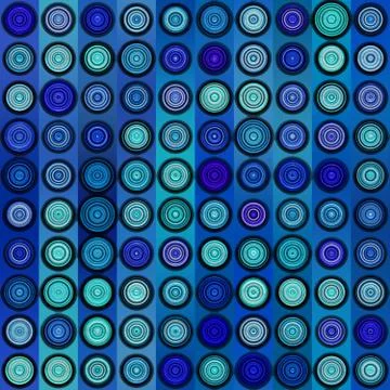 Abstract seamless background consisting of circles illustration Illustrazione stock