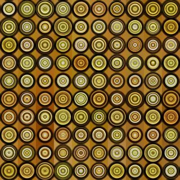 Abstract seamless background consisting of circles illustration Stock Illustration