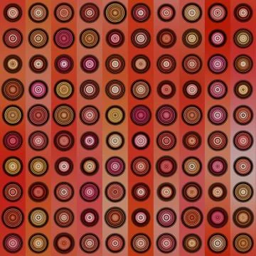 Abstract seamless background consisting of circles illustration Illustrazione stock