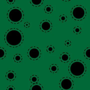 Abstract seamless background design texture with circle round lady-bird elements Stock Illustration