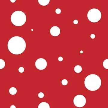 Abstract seamless background design texture with circle round lady-bird elements Stock Illustration