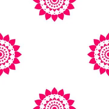 Abstract seamless background with floral elements. 스톡 일러스트