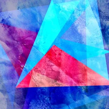 Abstract seamless background of geometric colored objects 스톡 일러스트