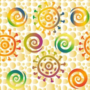 Abstract Seamless Background Ilustração Stock