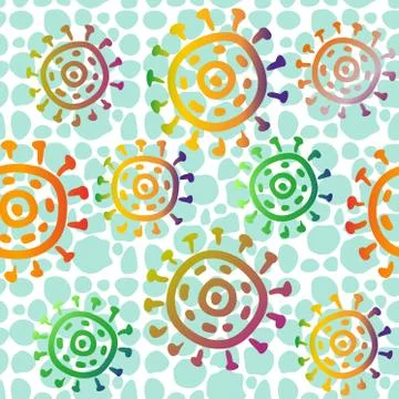 Abstract Seamless Background Ilustração Stock